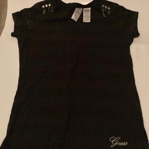 Girls Guess Short Sleeved Shirt